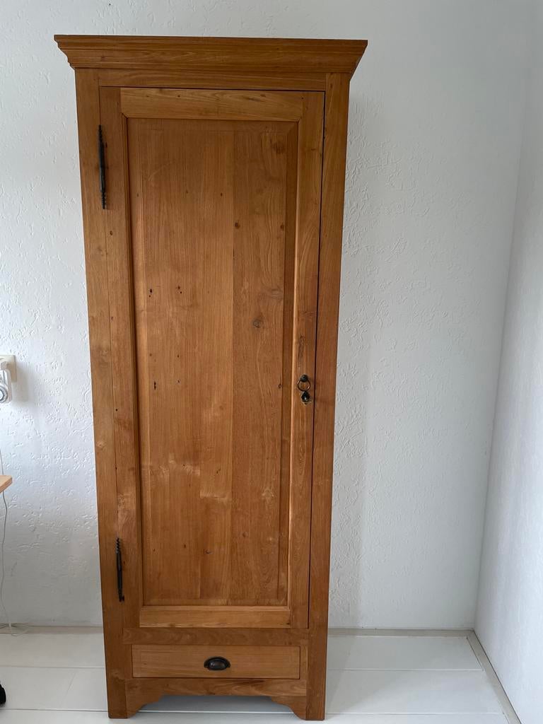Houten kast met lade en verstelbare planken, Ophalen, Gebruikt
