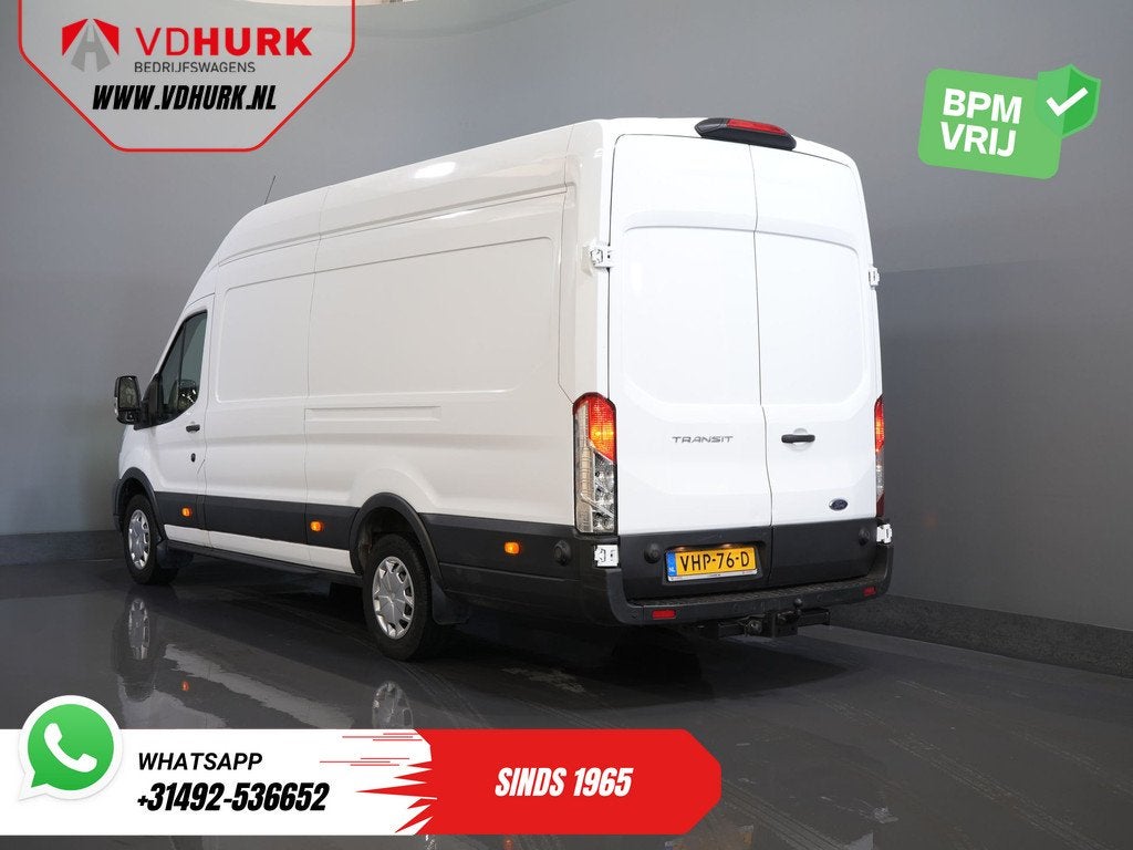 Ford Transit 2.0 TDCI 170 pk L4H3 Trend RWD Jumbo 270GrDeure, Auto's, Bestelauto's, Euro 6, 4 cilinders, 2800 kg, Wit