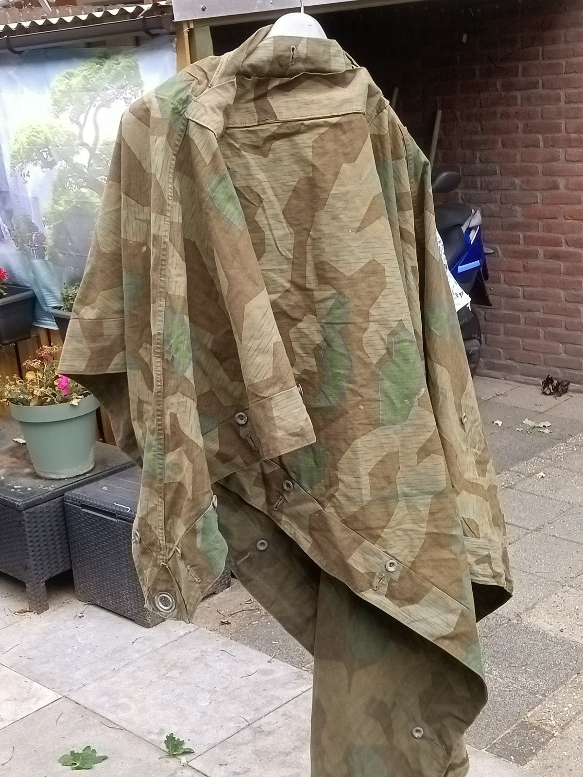 Mooie complete Wehrmacht splittertarn origineel, Ophalen of Verzenden, Duitsland