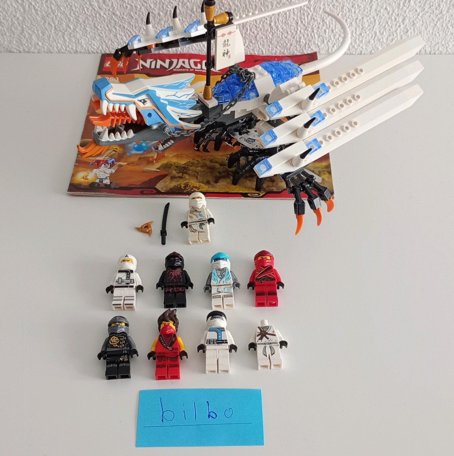 Lego Ninjago poppetjes en set, Inclusief minifiguren, Lego, Ophalen of Verzenden, Zo goed als nieuw