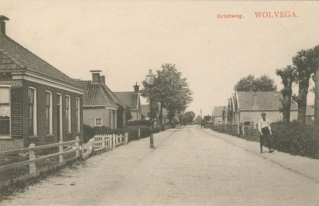 Ansichtkaart Wolvega, Grintweg., Ophalen of Verzenden, Voor 1920, Ongelopen, Friesland
