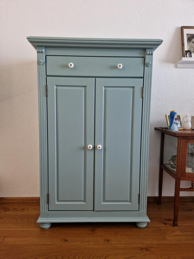 Kast met planken en lade, Ophalen, Gebruikt