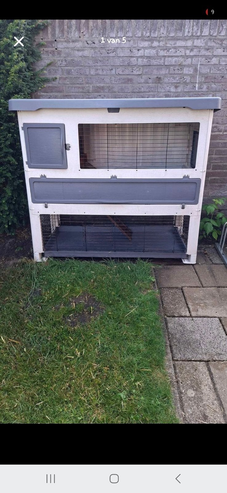 Ferplast Grand Lodge Deluxe 140 konijnenhok, Dieren en Toebehoren, Knaagdieren en Konijnen | Hokken en Kooien, Ophalen, 90 cm of meer