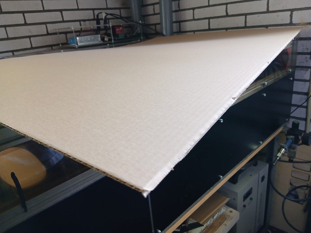 platen karton 75x115,5cm - 3mm dik, Ophalen, Nieuw, Papier of Karton, Bruin