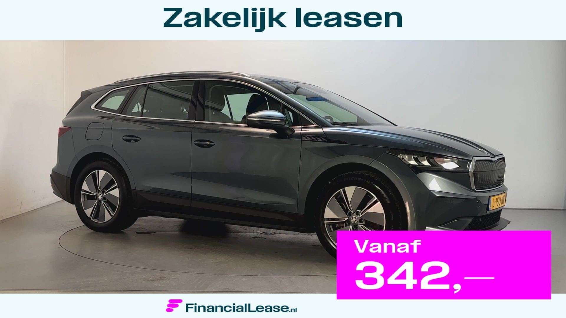 Skoda Enyaq iV 80 SoH 90% Camera Trekhaak Navigatie Sfeerver, Gebruikt, Huisgarantie, Met garantie (alle), Parkeersensor