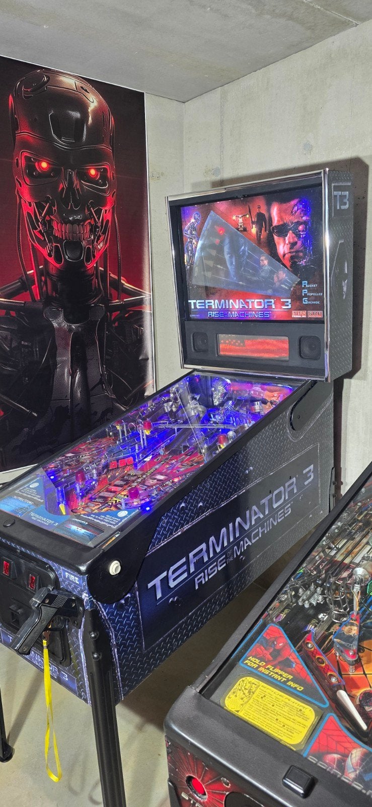 Stern Terminator 3 Flipperkast. Mooie staat, Ophalen, Gebruikt, Stern, Dot-matrix