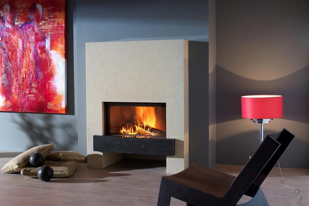 Kalfire W70/33 Front hout inbouw haard, Ophalen, Gebruikt, Inbouwhaard, Houthaard
