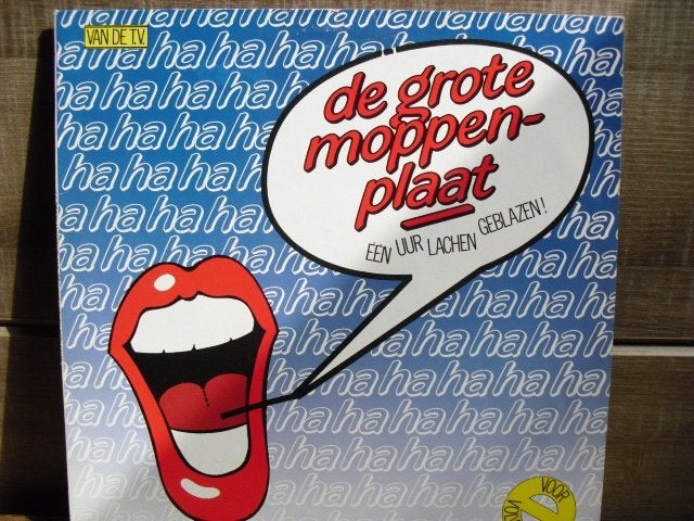 - De Groten Moppenplaat - LP, Cd's en Dvd's, Vinyl | Nederlandstalig, LP, Gebruikt, Cabaret of Kleinkunst, Ophalen of Verzenden