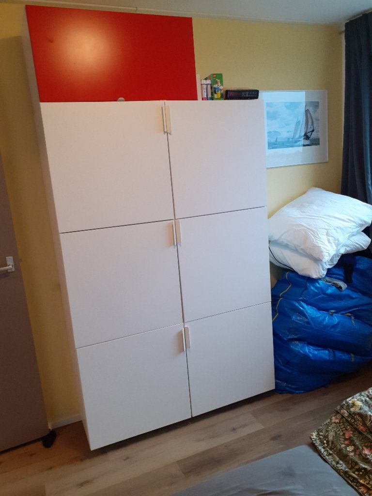 Platsa kast 180x120x42 (hxbxd), Ophalen, 100 tot 150 cm, Strak, fris, helder, 150 tot 200 cm