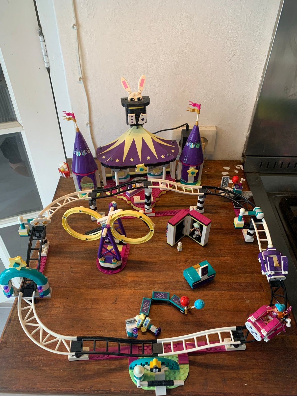 LEGO Friends Magische Kermis Achtbaan (41685) - Compleet Set, Ophalen of Verzenden, Gebruikt