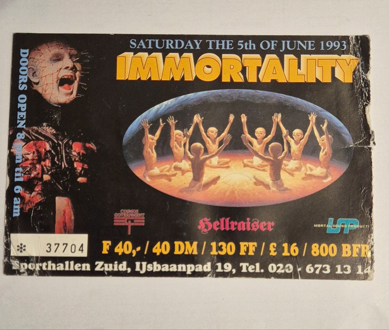 Immortality ticket, Verzamelen, Ophalen of Verzenden