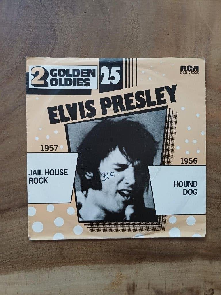 Elvis - Jail House Rock - Single - Vinyl, Cd's en Dvd's, Vinyl Singles, Ophalen of Verzenden, Gebruikt