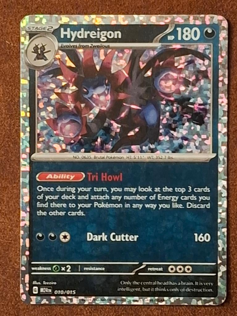Hydreigon 10 Pokemon McDonalds 2024, Ophalen of Verzenden, Zo goed als nieuw, Losse kaart, Foil