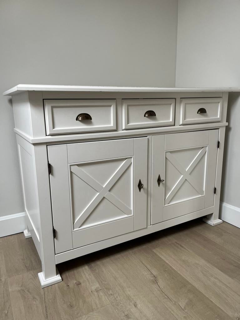 Mooie commode en ledikantje van New England serie babypark, Ophalen, Gebruikt, Commode