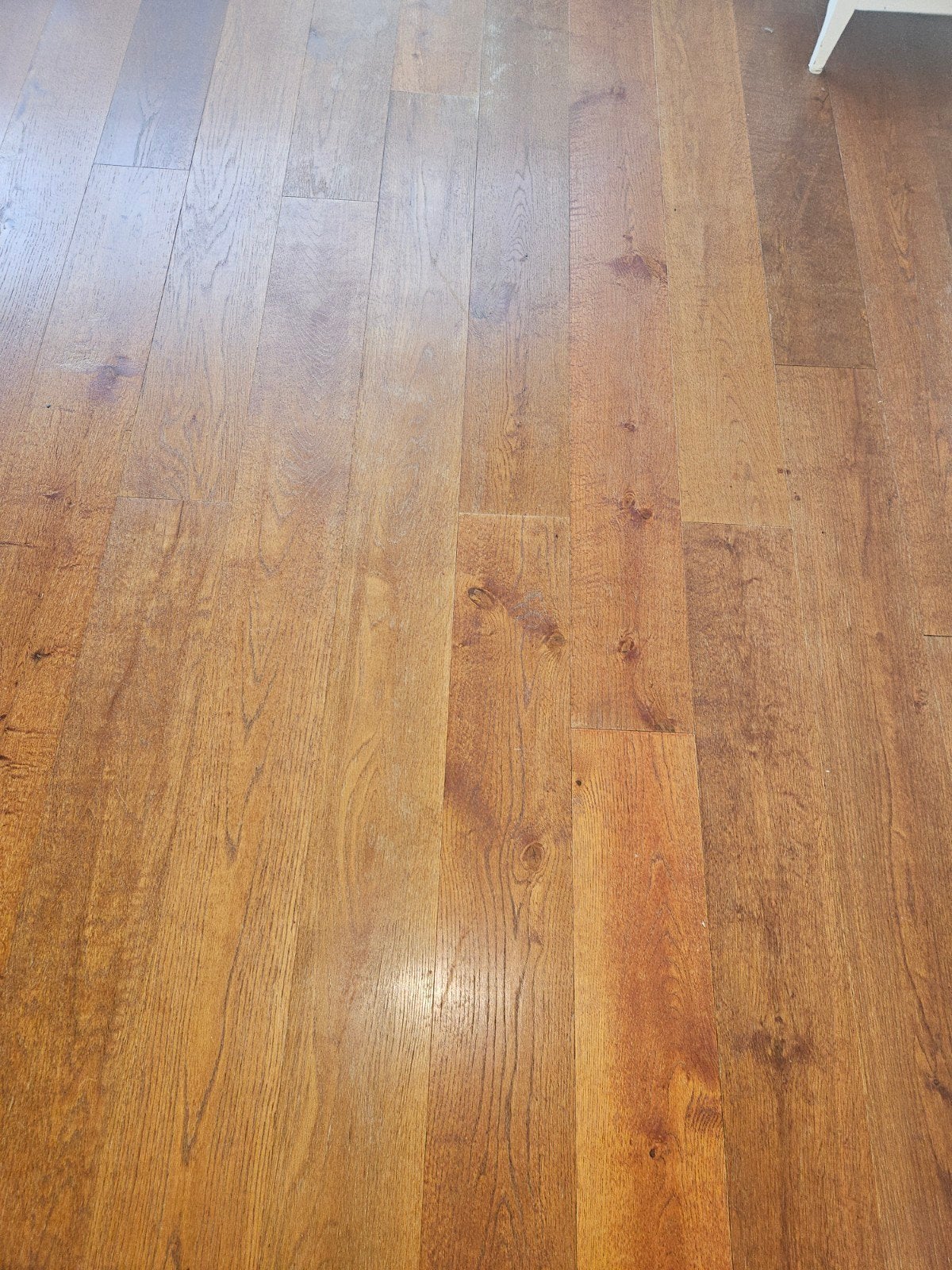 Vloer met houtfineer, 60m2, 450 euro., Ophalen, 30 cm of meer, Gebruikt, 10 m² of meer