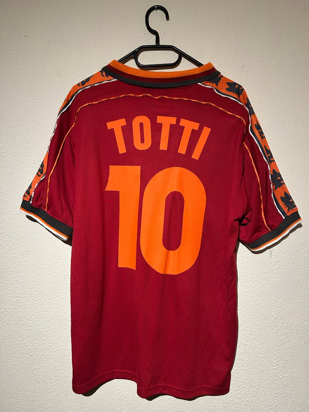 AS Roma Reissue Totti 10 Thuisshirt Maat L, Ophalen of Verzenden, Zo goed als nieuw