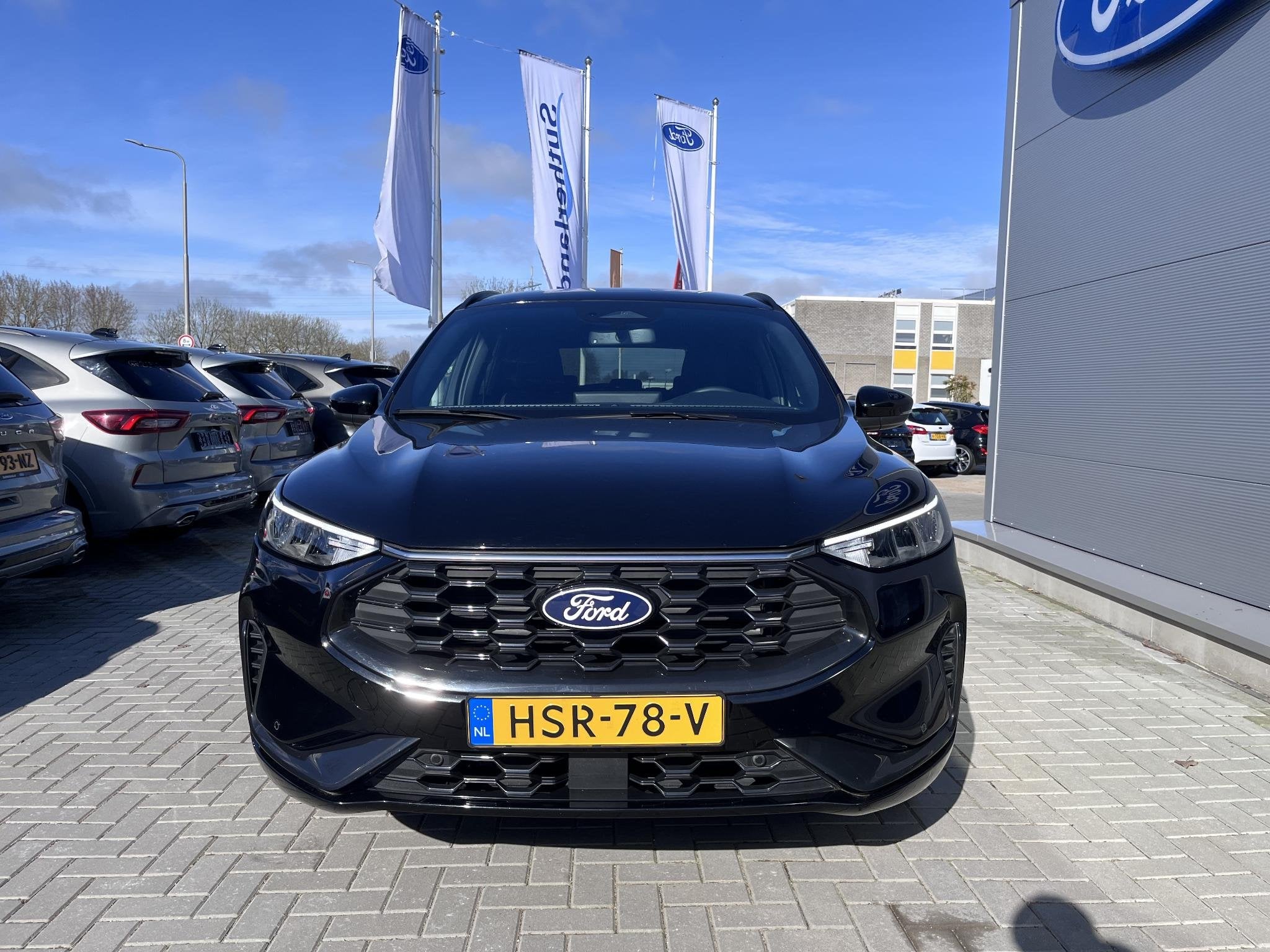 Ford Kuga 2.5 PHEV ST-Line Orig NL auto | Nieuw model | Wegk, Auto's, Gebruikt, Euro 6, Zwart, Bedrijf