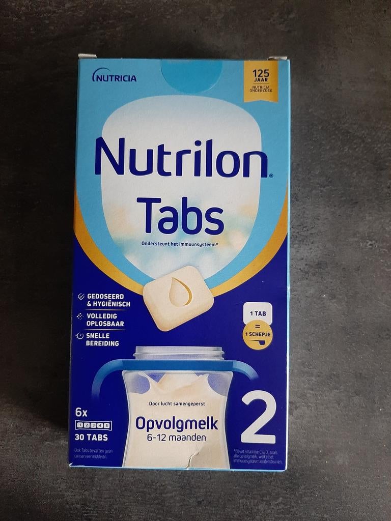 Nutrilon Tabs Opvolgmelk 2 (6-12 maanden), Ophalen of Verzenden
