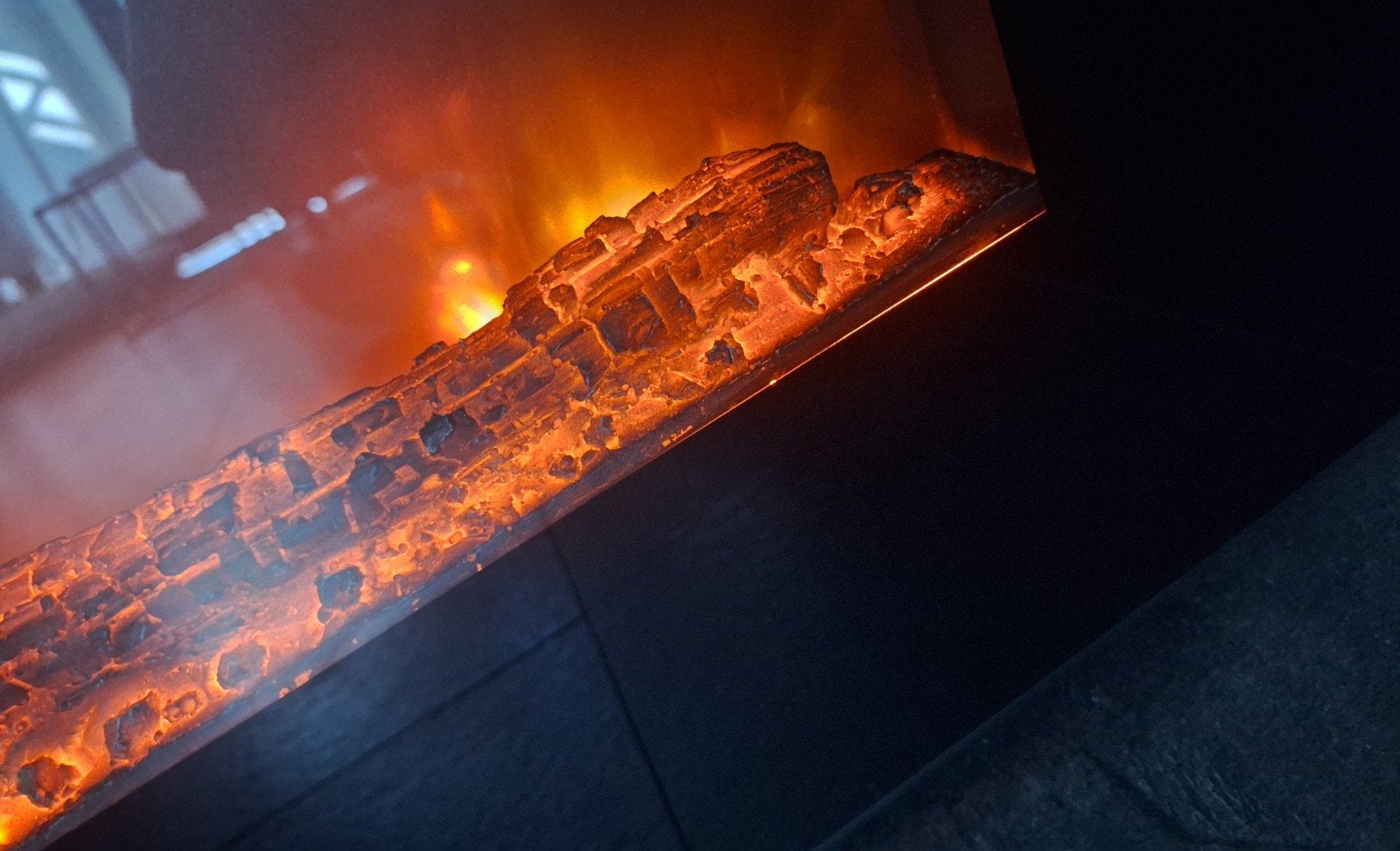 Living Flame hanghaard Brighton, Ophalen, Zo goed als nieuw, Hangende haard, Elektrische haard