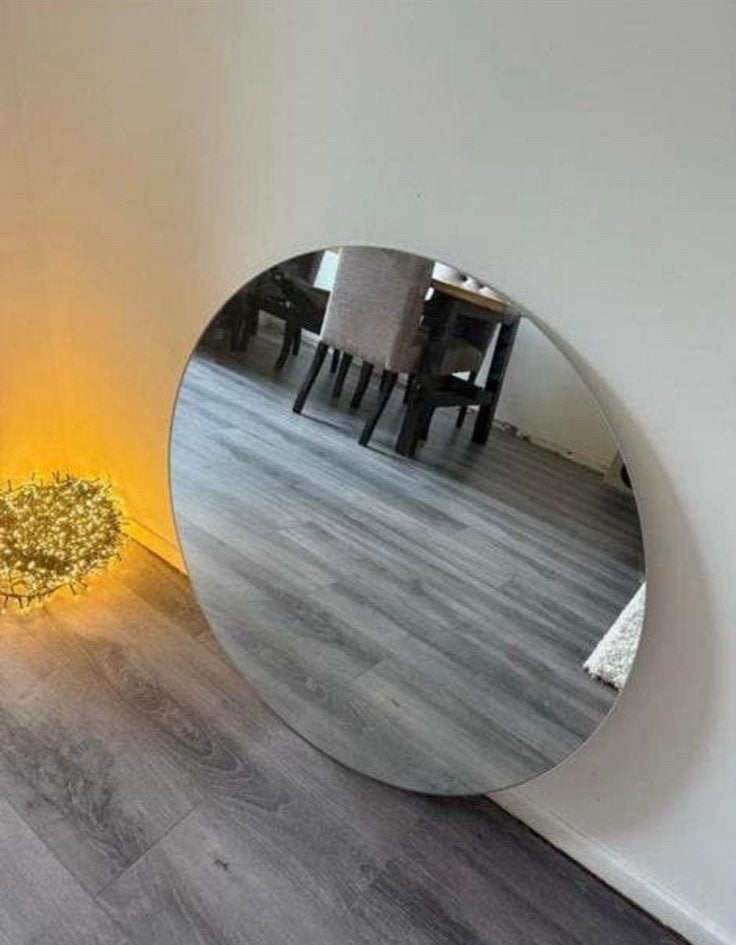 Moderne saniclear spiegel, Ophalen, Rond, Nieuw, 75 tot 100 cm