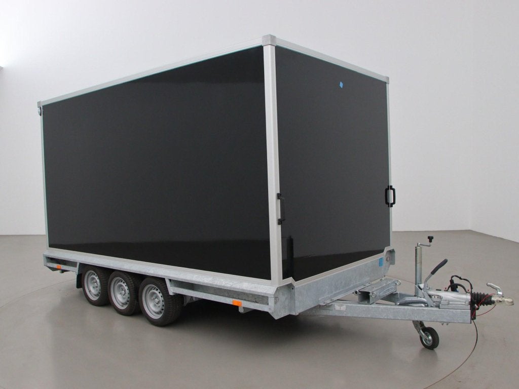 Machinetransporter met gesloten opbouw!!, Auto diversen, Aanhangers en Bagagewagens, Nieuw