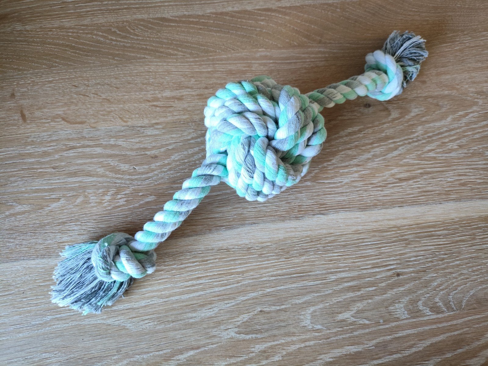 Flostouw met knoopbal voor honden, Ophalen of Verzenden, Zo goed als nieuw, Apporteerspeelgoed