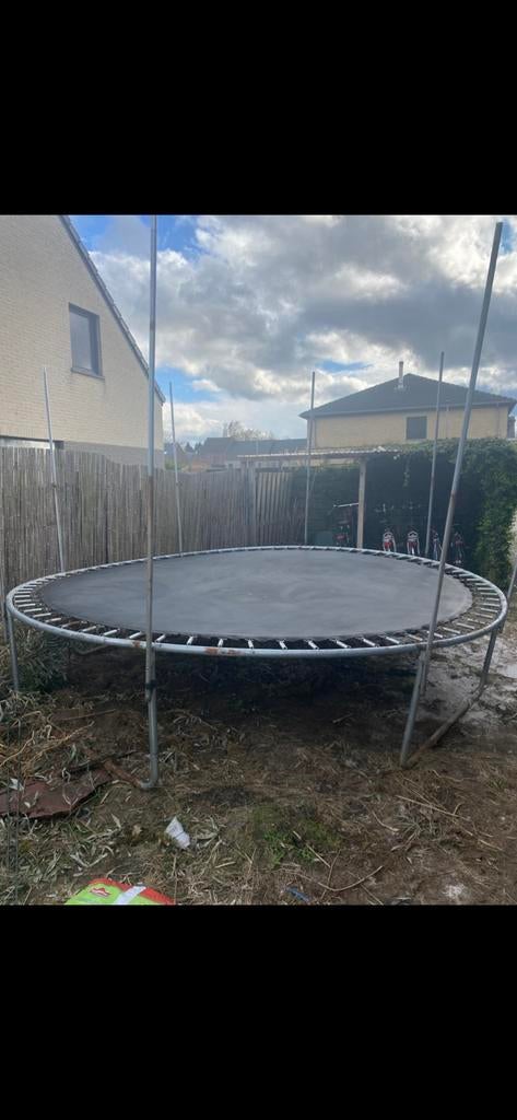 Trampoline, Kinderen en Baby's, Speelgoed | Buiten | Trampolines, Ophalen, Gebruikt