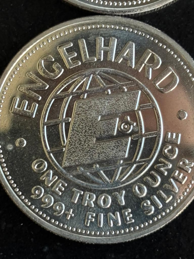 Tube Engelhard prospector 20 x 1oz .999 zilver 1983, Ophalen of Verzenden, Zilver