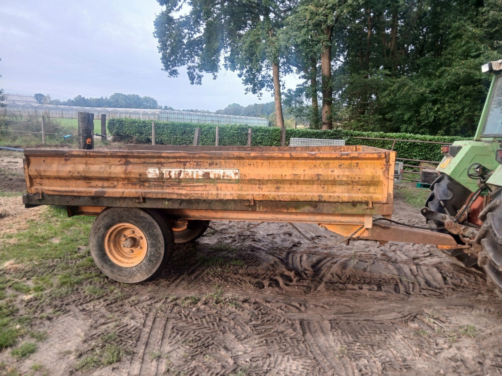 veenhuis 4500 kieper kipper, Ophalen, Transport