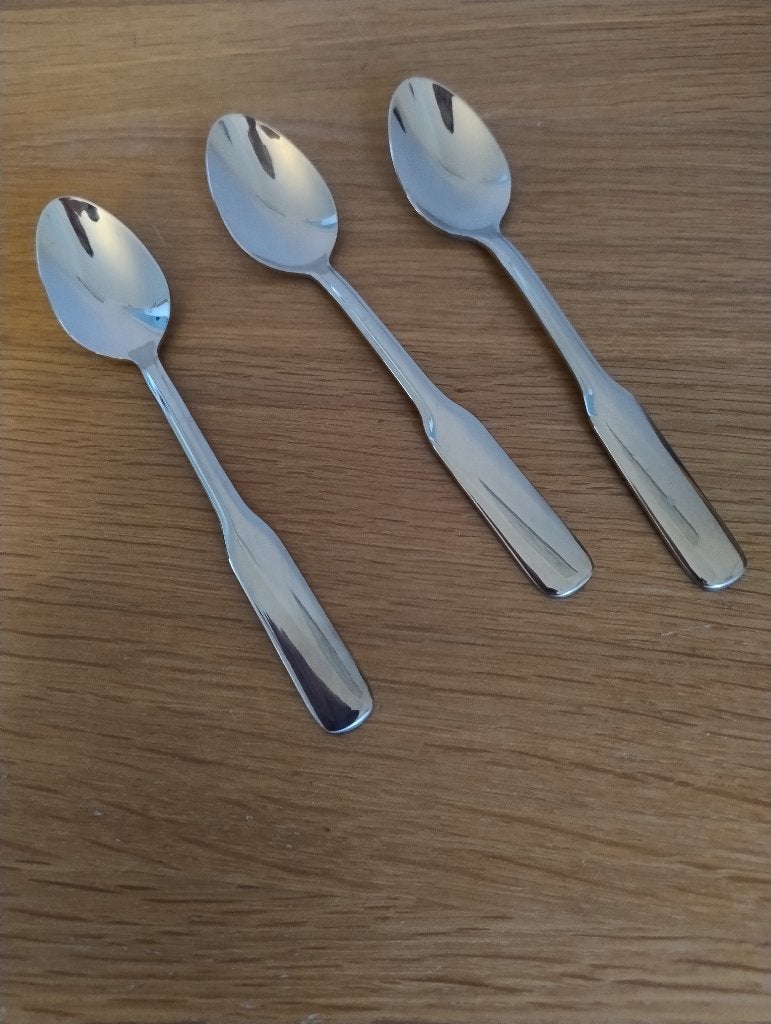 3 lepels / serving spoons nivella 18/10, Antiek en Kunst, Ophalen of Verzenden