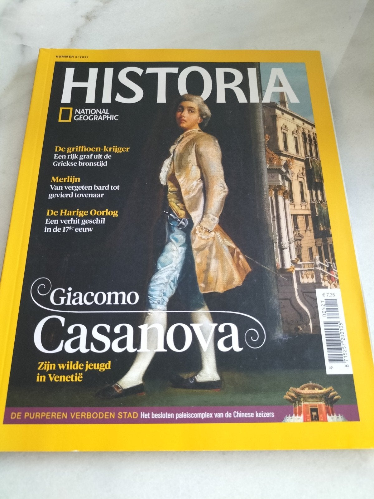 National Geographic Historia - Giacomo Casanova, Boeken, Ophalen of Verzenden, Zo goed als nieuw, Overige typen