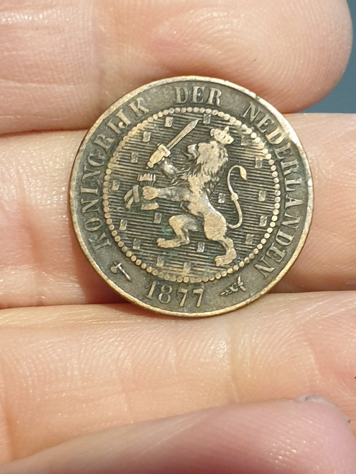 2,5 cent 1877 los (05), Ophalen of Verzenden, Koning Willem III