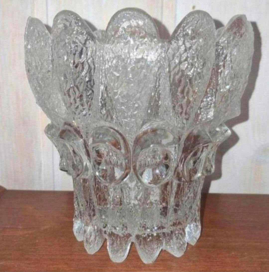 Vintage Ingrid Glashütte vaas., Antiek en Kunst, Antiek | Glas en Kristal, Ophalen of Verzenden