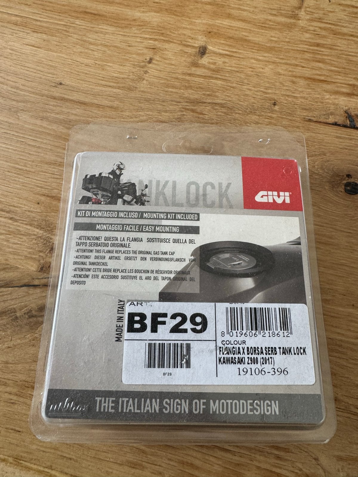 Givi Tanklock Tankring voor Kawasaki Versys 1000se, Ophalen of Verzenden, Gebruikt
