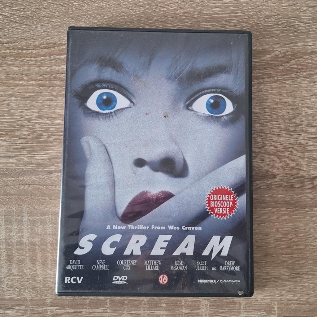 Scream DVD - Klassieke Horrorfilm van Wes Craven, Vanaf 16 jaar, Ophalen of Verzenden, Gebruikt, Slasher