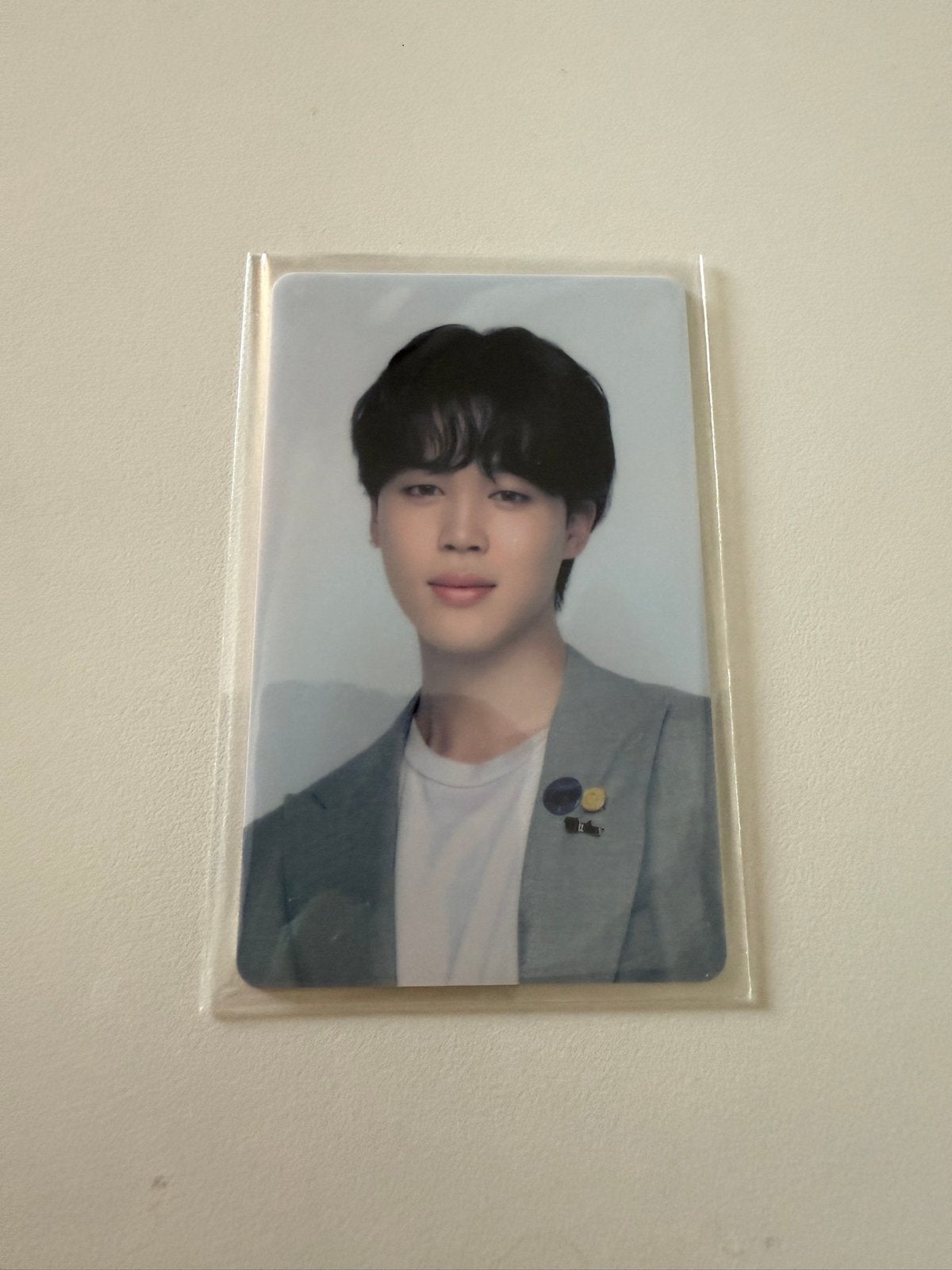 BTS Jimin PTD On Stage Las Vegas photocard, Ophalen of Verzenden, Zo goed als nieuw, Foto of Kaart