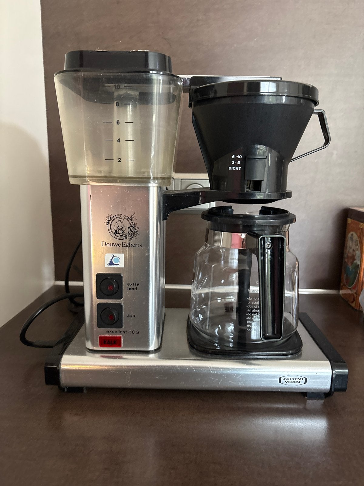 Douwe Egberts Excellent 10 S koffiezetapparaat, Witgoed en Apparatuur, Ophalen, Gebruikt, 10 kopjes of meer, Koffiemachine