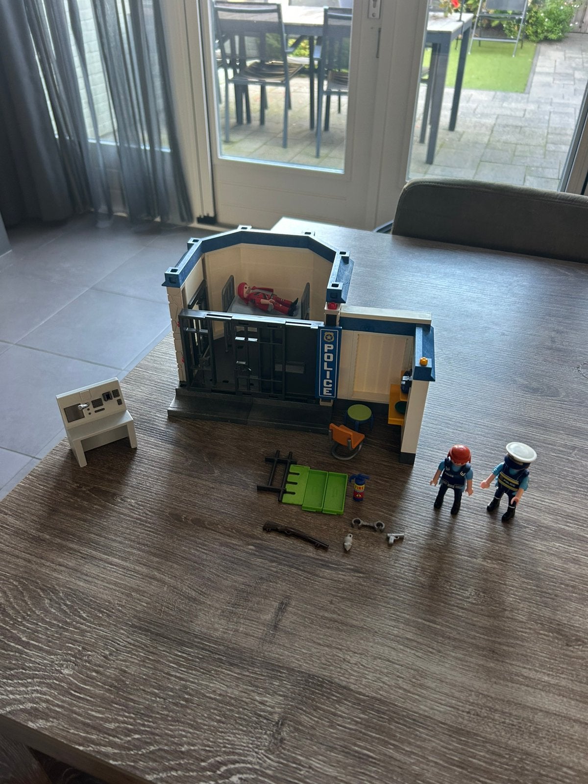 Playmobil politie ontsnapping uit de gevangenis, Ophalen of Verzenden, Gebruikt, City action