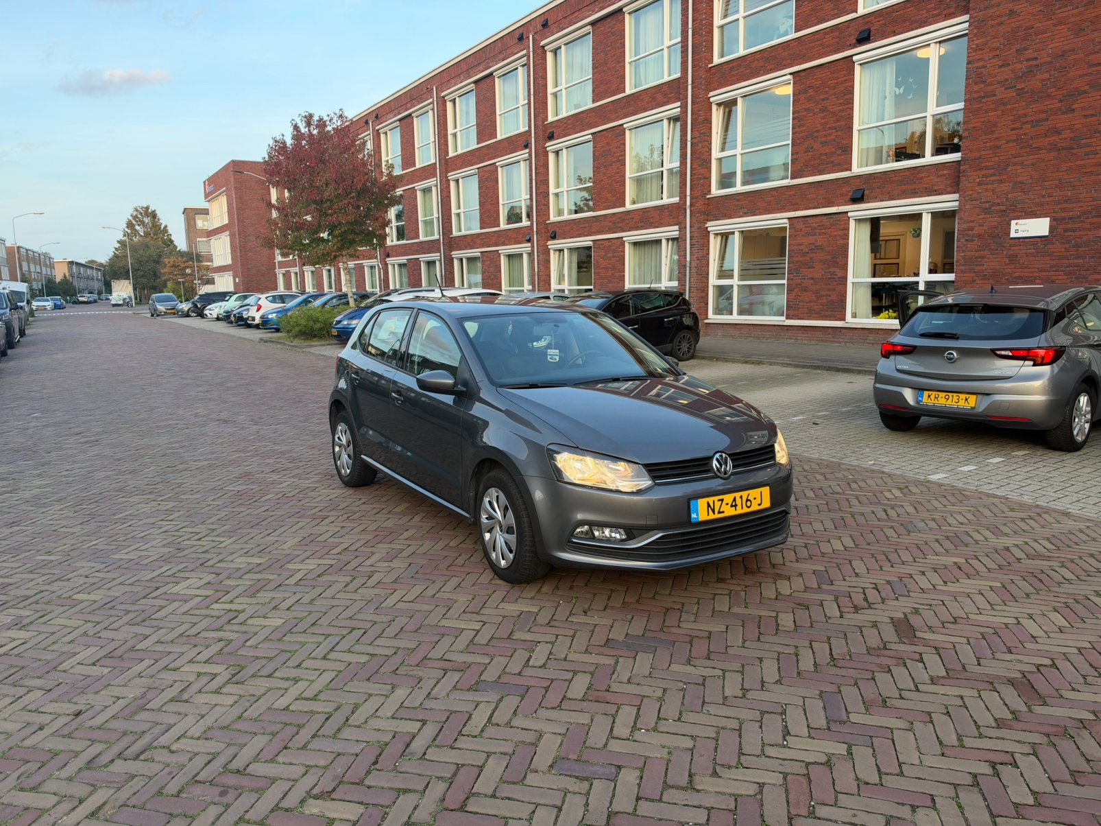 Volkswagen Polo 1.4 TDI 90PK 5D BMT 2017 Grijs, Voorwielaandrijving, 4 cilinders, 1051 kg, Origineel Nederlands