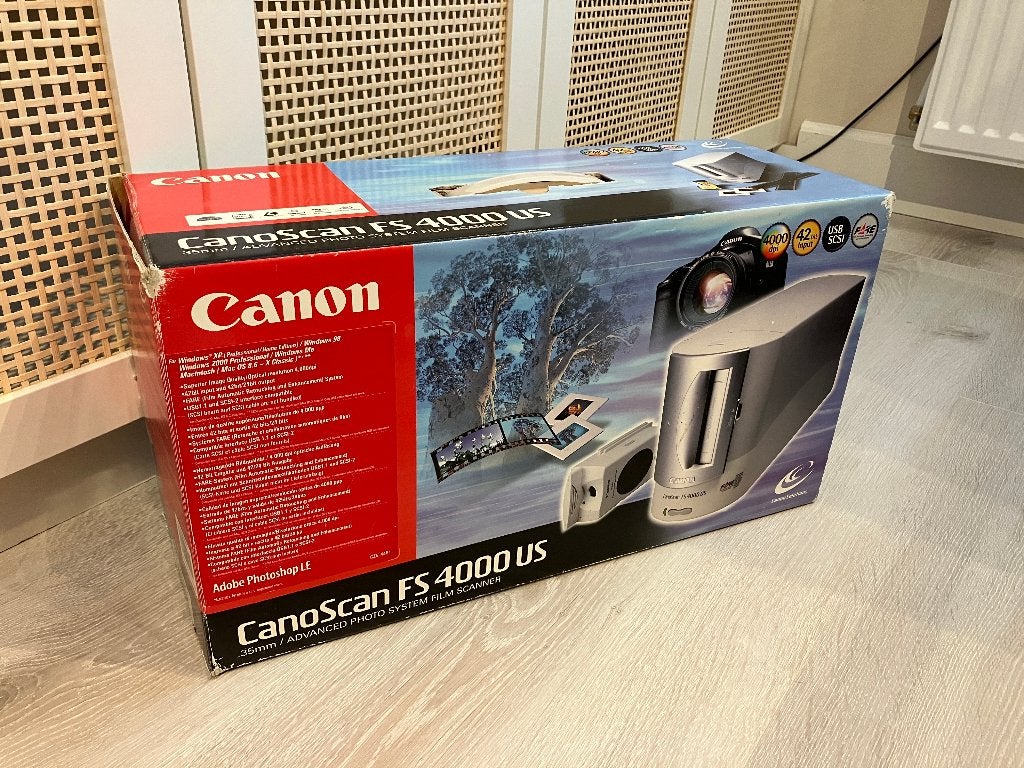 Canon FS4000US Negatief/Dia/APS scanner, Computers en Software, Diascanner, Gebruikt, Canon, MacOS