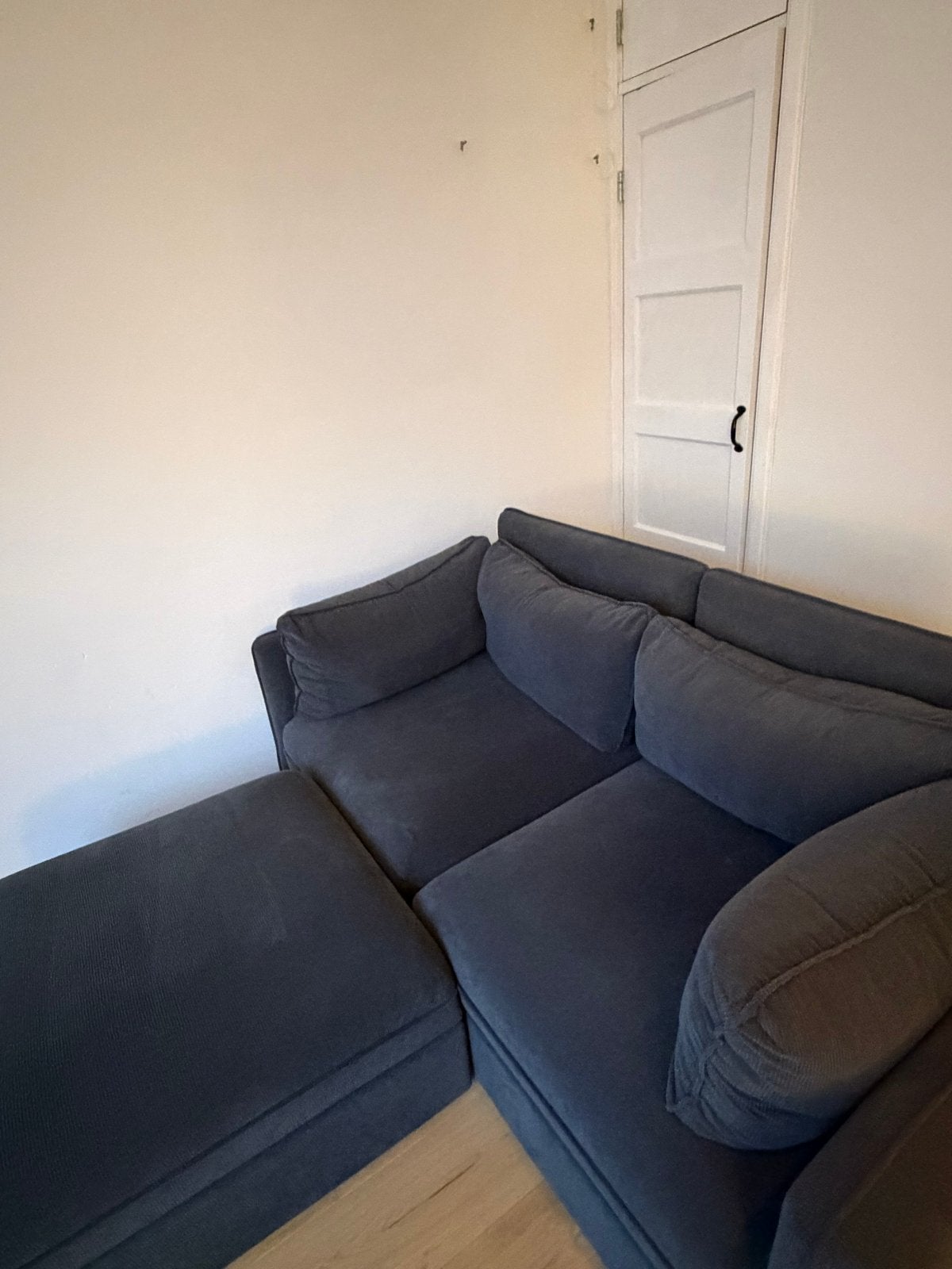 Ikea ribstof bank met afneembare hoezen, Ophalen, 150 tot 200 cm, Tweepersoons, Zo goed als nieuw