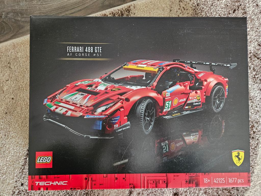 Lego 42125 Ferrari 488 GTE AF Corse #51. Nieuw, Lego, Nieuw, Ophalen of Verzenden, Technic