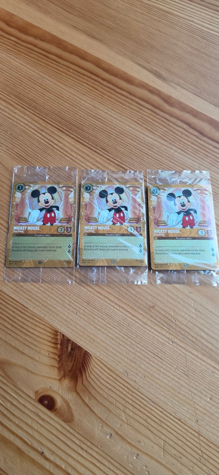 Mickey Mouse True Friend, Ophalen of Verzenden, Nieuw, Meerdere kaarten, Foil