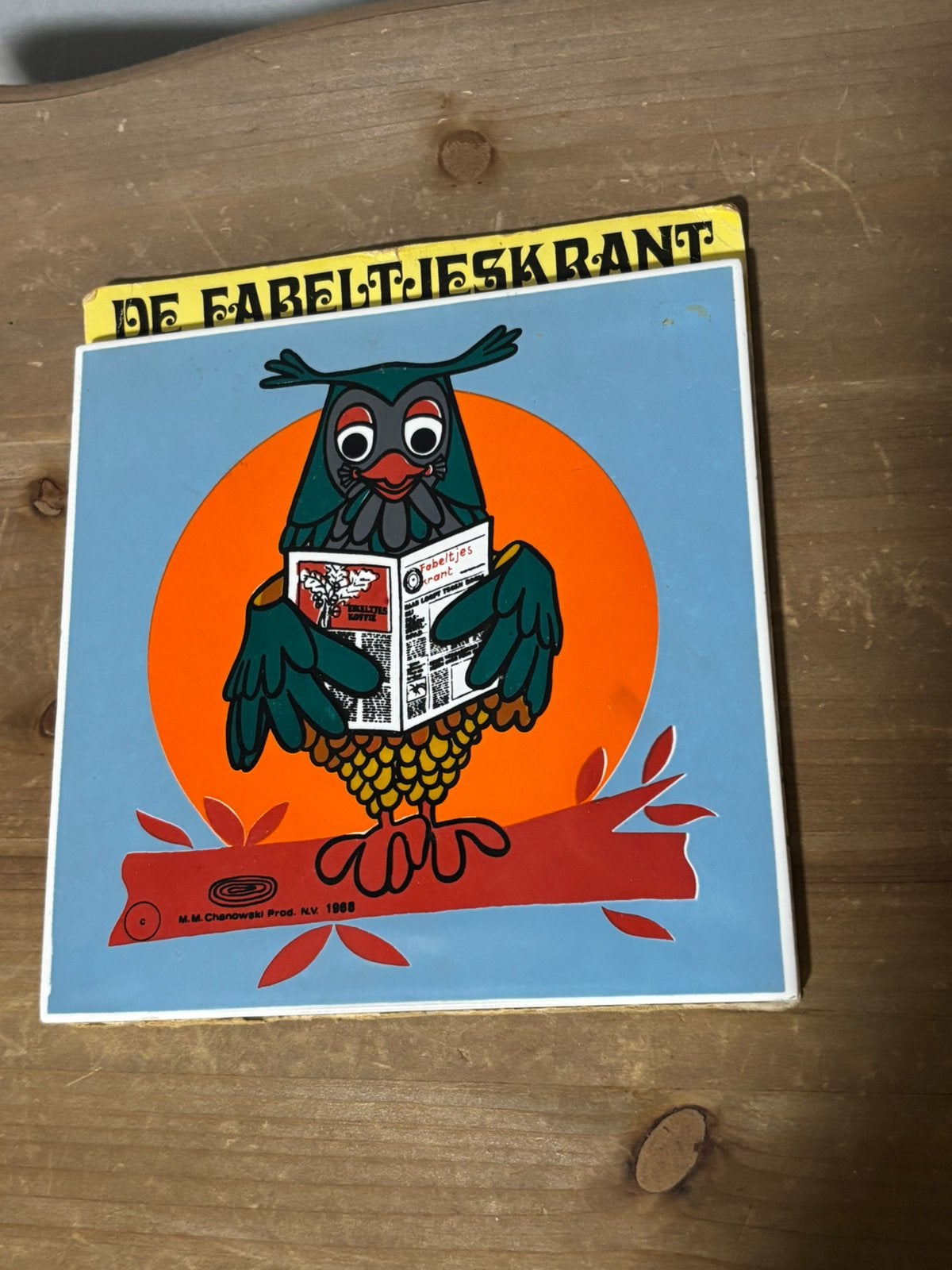 Originele Vintage Fabeltjeskrant -Meneer de Uil, Ophalen of Verzenden