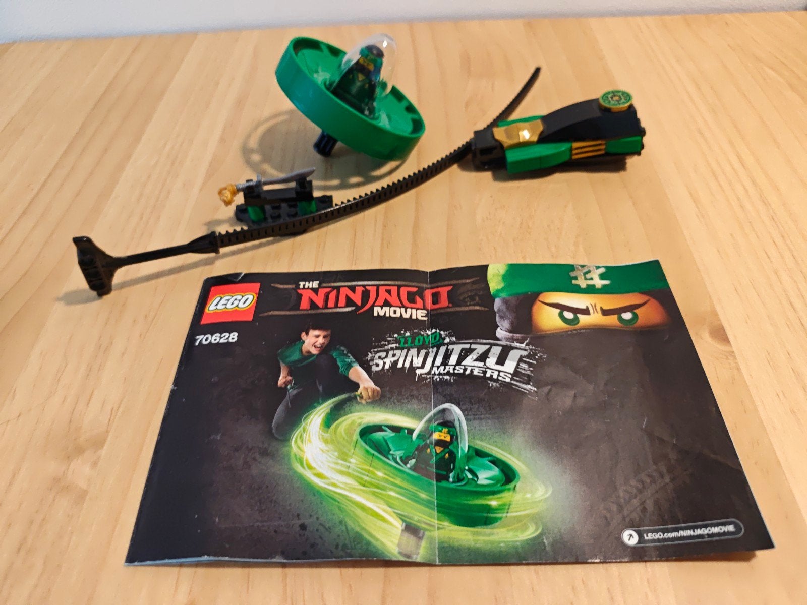 Lego Ninjago 70628 Lloyd Spinjitzu Master 100% compleet, Gebruikt, Lego, Ophalen of Verzenden, Inclusief instructies