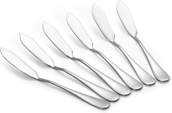 6x RVS Botermesjes/Tapasmesjes – NIEUW – Webshop Uitverkoop, Bestekset, Overige typen, Nieuw, Ophalen of Verzenden