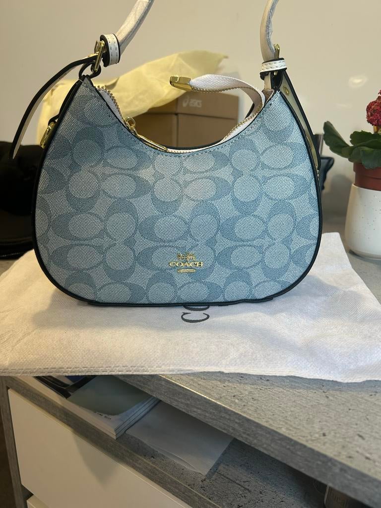 Gloednieuwe blauwe Coach tas - Uitstekende kwaliteit, Ophalen of Verzenden, Nieuw, Blauw, Handtas