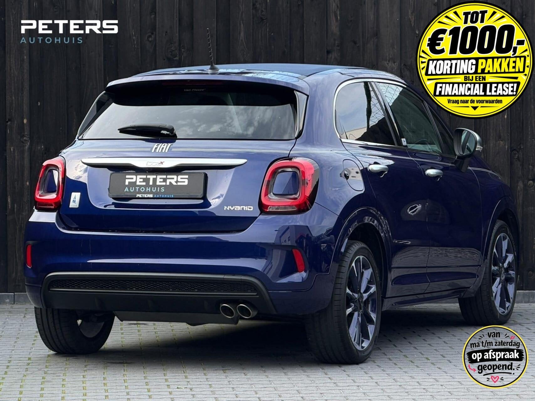 Fiat 500 X 1.5 Hybrid Yacht Club Capri Cabrio| 1 eigenaresse, Auto's, 1380 kg, Gebruikt, 4 cilinders, 500X