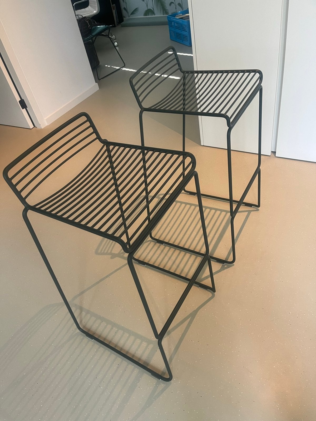 HAY Hee barkrukken - Set van 2, Ophalen, Met voetsteun, Zo goed als nieuw, 90 cm of meer