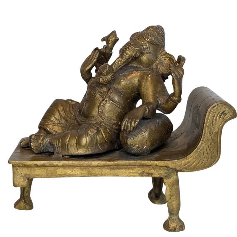 Antieke bronzen Ganesha – Noord-India/Himalaya – 117